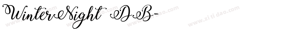 WinterNight DB字体转换